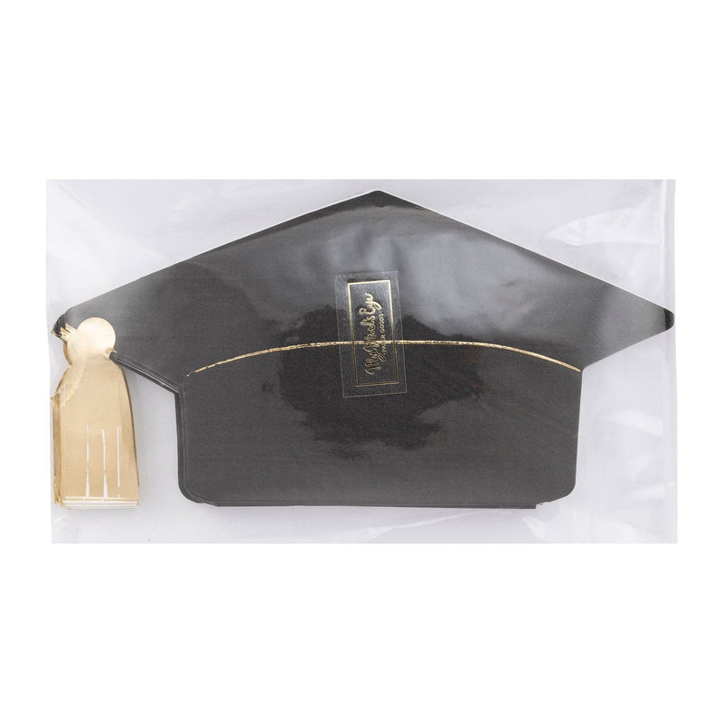 Graduation Cap Shaped Paper Dinner Napkin