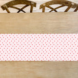 Ditsy Hearts Table Runner (Valentine's Day Party)