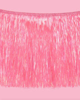 Pink Fringe Decor Party Banner
