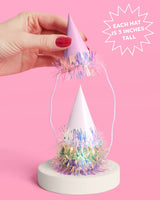 Mini Party Hats - 10 mini hats, Birthday Pastel