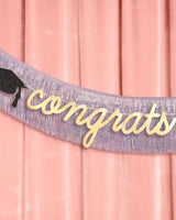 Congrats Grad Banner - two piece graduation banner