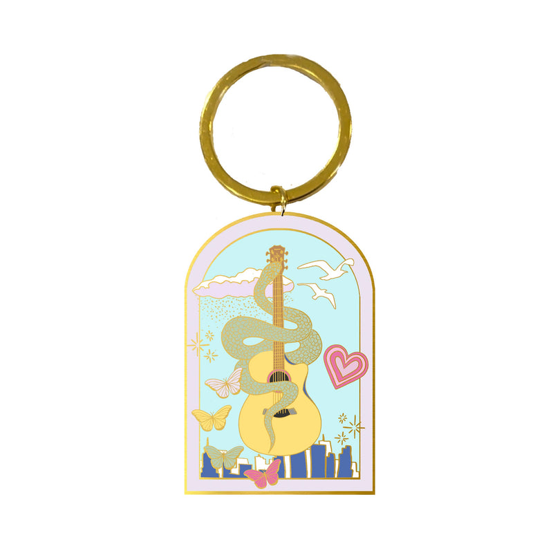 Taylor Swift Enamel Keychain