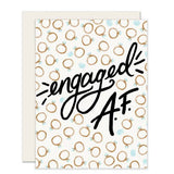 Engaged AF Card | Engagement Card