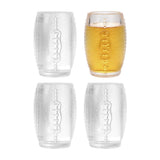 4-Piece Football 2 oz. Acrylic Shot Glass