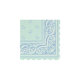 Western Bandana Large Party Napkins (x16)