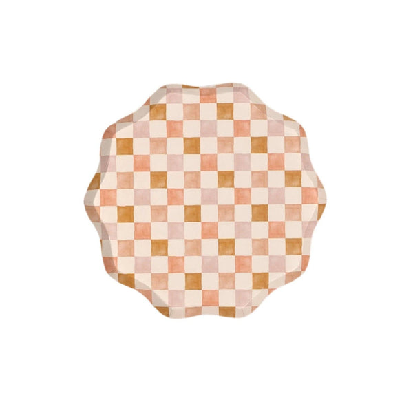 Harmony Plaid Dessert Plates