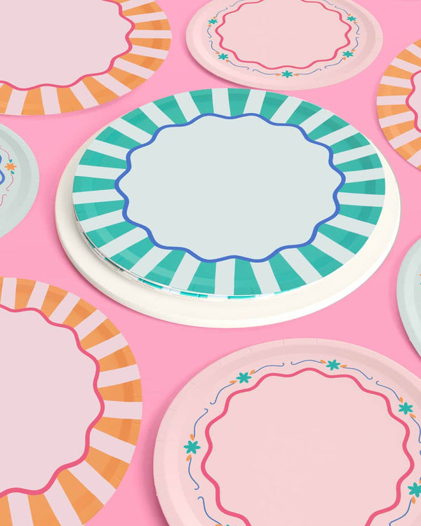 Italian Summer Plates, Bachelorette, Birthday