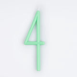 Slim Number Candle - 4