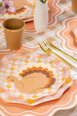 Harmony Plaid Dessert Plates