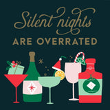 Funny Christmas Napkins | Silent Nights Are Overrated - 20ct: Default Title
