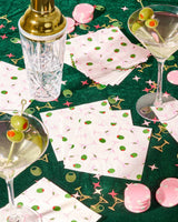 Martini Napkins - 25 paper napkins, birthday bachelorette party