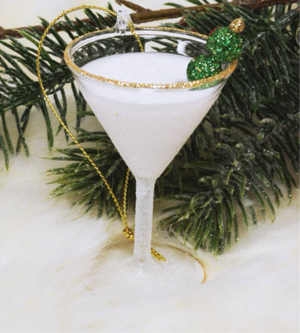 Dirty Martini Glass Ornament