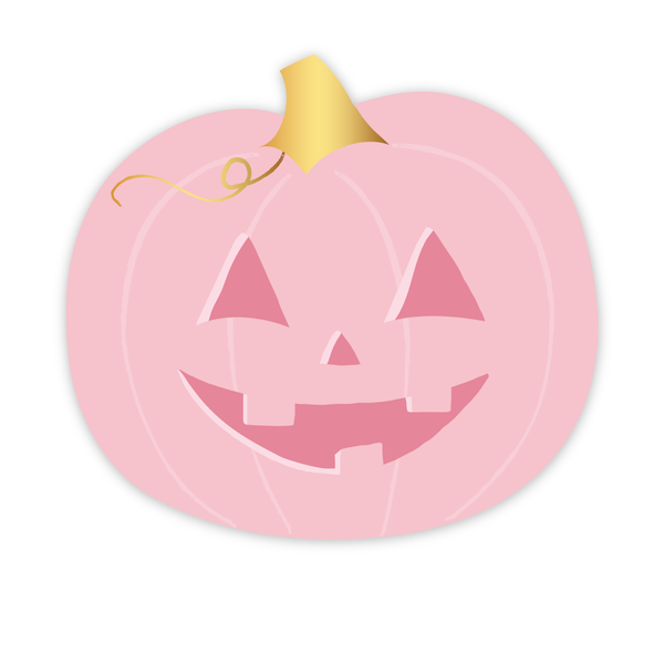 PINK JACK-O-LANTERN SMALL PLATES