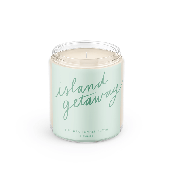 Island Getaway: 8 oz Soy Wax - Small Batch Candles