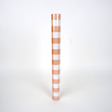 Orange Gingham Paper Table Runner