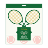 Tennis Racket & Ball Banner Set