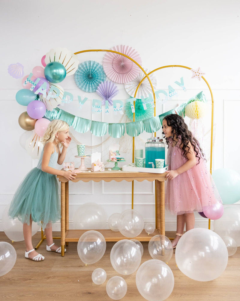 Happy Birthday Mermaid Banner Set