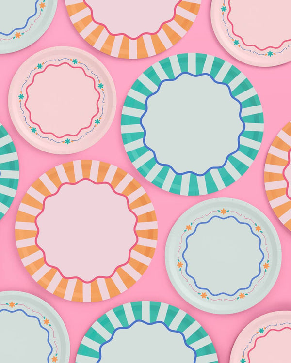 Italian Summer Plates, Bachelorette, Birthday