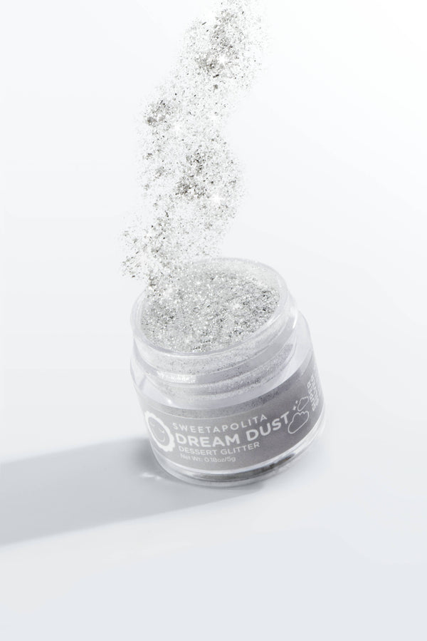 SUPER SILVER | Edible Dessert + Drink Glitter 5g jar