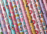 Vintage Birthday Cakes Wrapping Paper