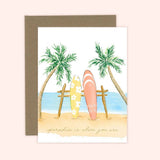 Paradise is With You Love card: White