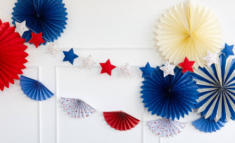 Puffy Felt Star Banner