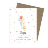 Birthday Silly Goose Card: White
