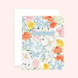 Floral Miss to Mrs. Card | Bridal Shower Card: White