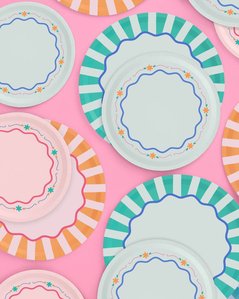 Italian Summer Plates, Bachelorette, Birthday