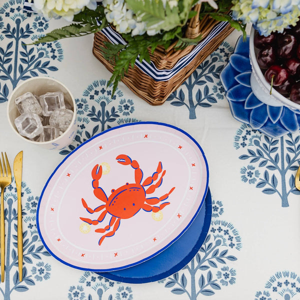 Le Dinner Crab Platter Charger Plates