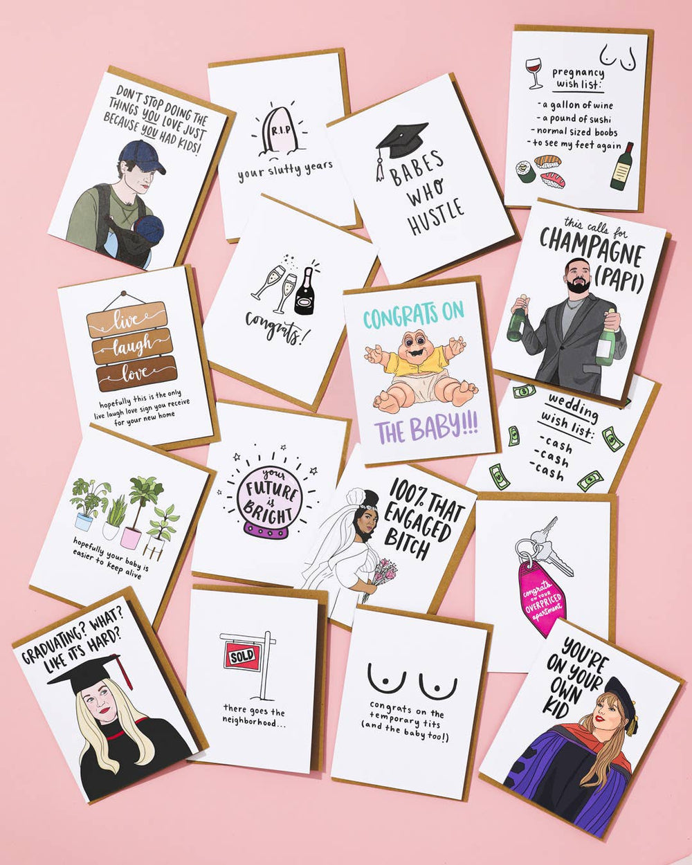 Taylor Swift Graduation Card “You're On Your Own Kid” – Salty Soirée