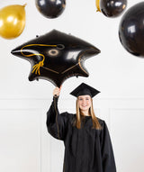 Grad Hat Mylar Balloon