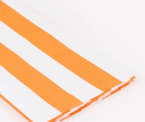 Orange Striped Tablecloth