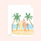 Paradise is With You Love card: White