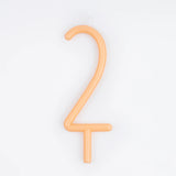 Slim Number Candle - 2