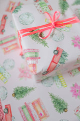 Christmas Trees, Trucks, & Disco Gift Wrap