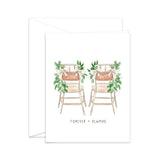 Better Together - Newly Wed Wedding Greeting Card: White