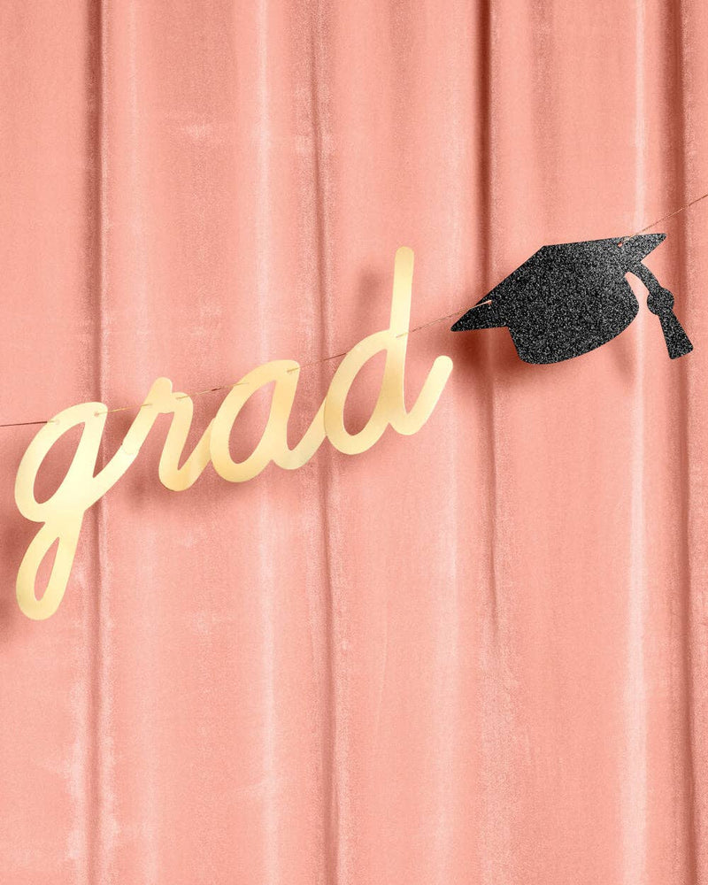 Congrats Grad Banner - two piece graduation banner