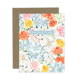 Floral Miss to Mrs. Card | Bridal Shower Card: White