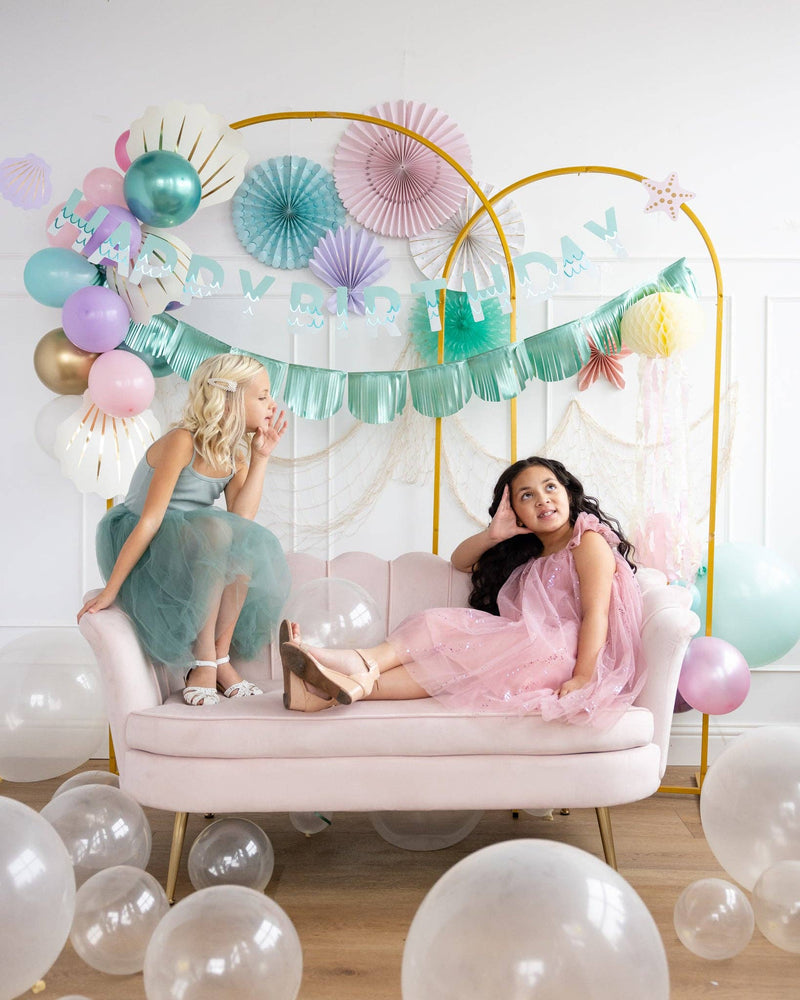 Happy Birthday Mermaid Banner Set