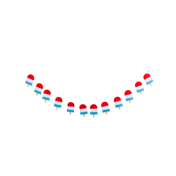 Popsicle Puffy Felt Banner