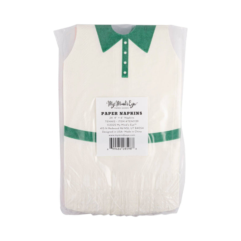 Tennis Dress Fringed Napkin Set