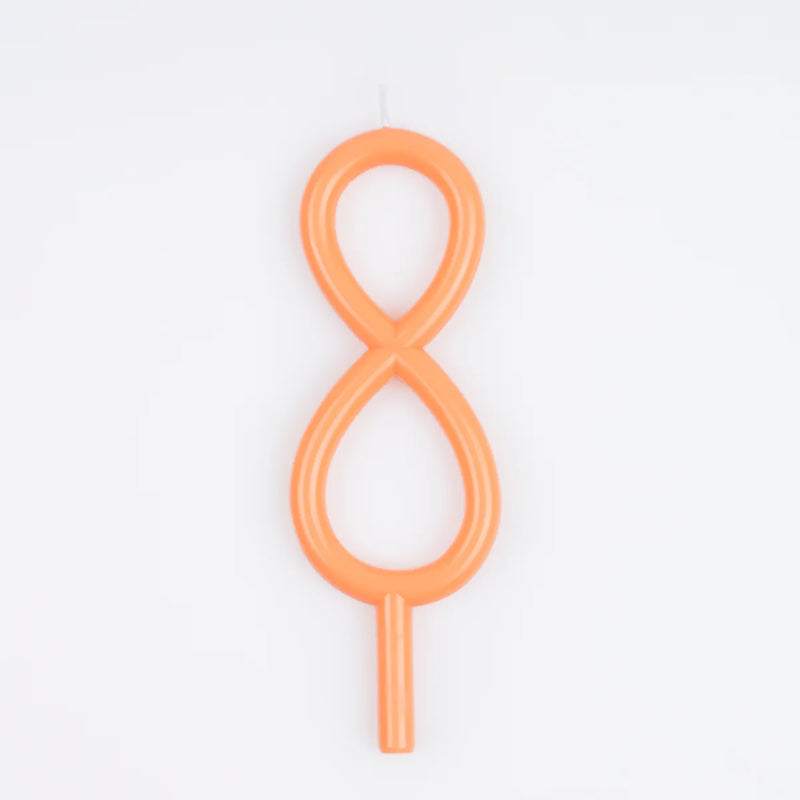 Slim Number Candle - 8