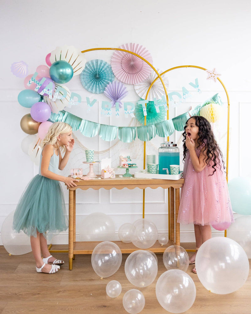 Happy Birthday Mermaid Banner Set