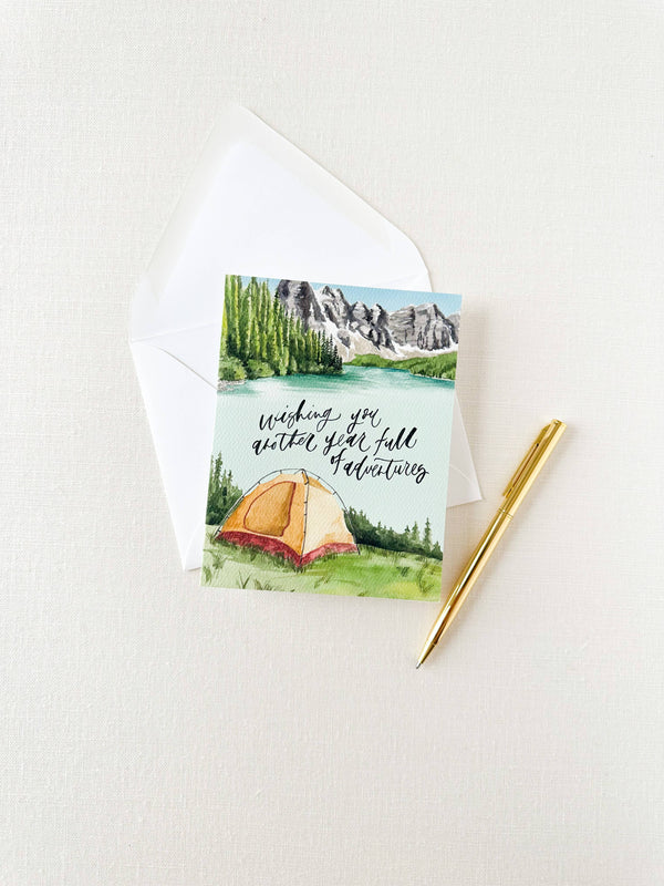 Outdoor Adventures Birthday Greeting Card