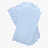 Ice Blue with Silver Guest Paper Napkins | 16 Napkins: 16 Dinner Napkins