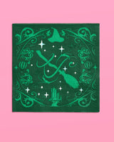 Emerald City Napkins - 24 paper napkins, Emerald City Cupcake Set - 24 sets of liners + toppers, wizard, witch, pink, green