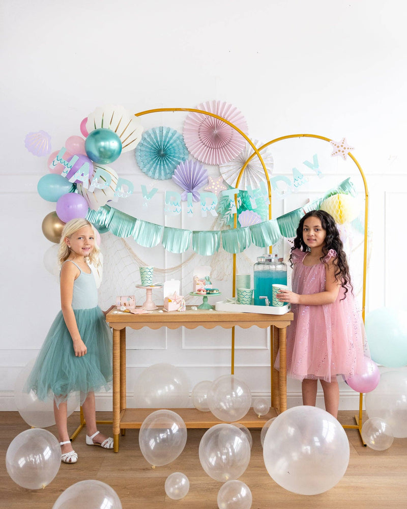 Happy Birthday Mermaid Banner Set