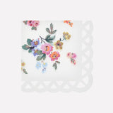 Basketweave Floral Napkins