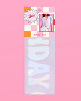 Birthday Girl Lavender Sash, Bday Party Accessory, Gift